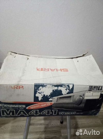 Видеомагнитофон sharp vc-ma441+80 кассет