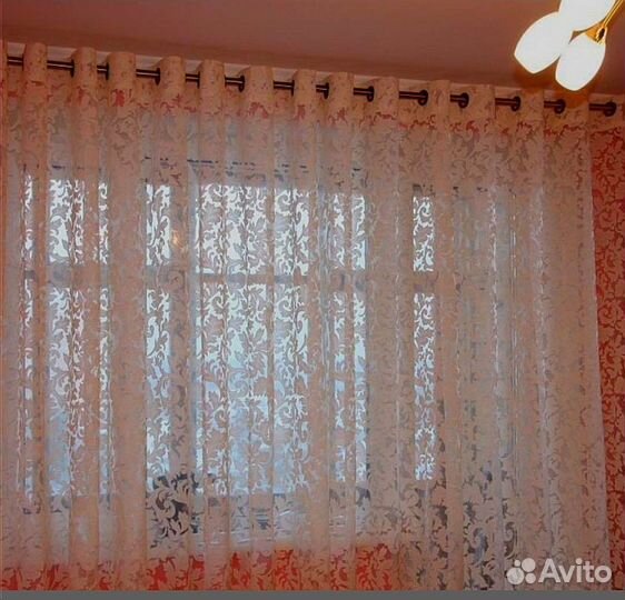 Тюль на люверсах