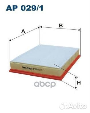 Фильтр воздушный AP029/1 AP029/1 Filtron