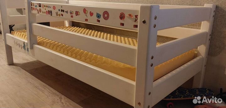 Детская кровать от 3 лет с матрасом бу