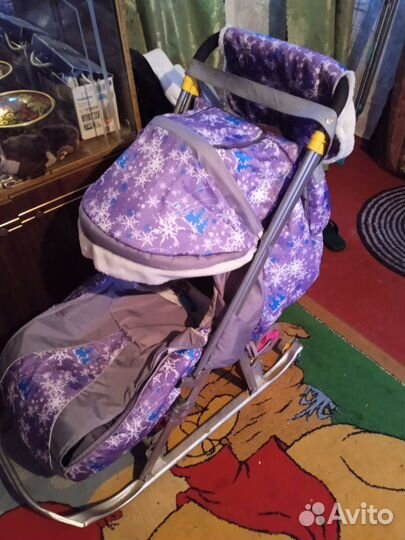 Коляска санки