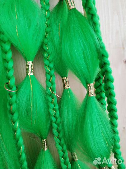 Афрорезинка из канекалона съёмная