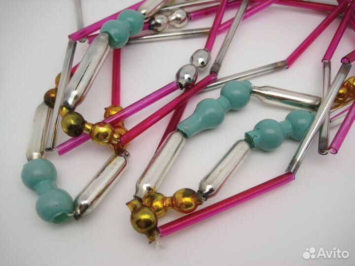 Бусы из стекляруса. 280 см. СССР. Винтаж