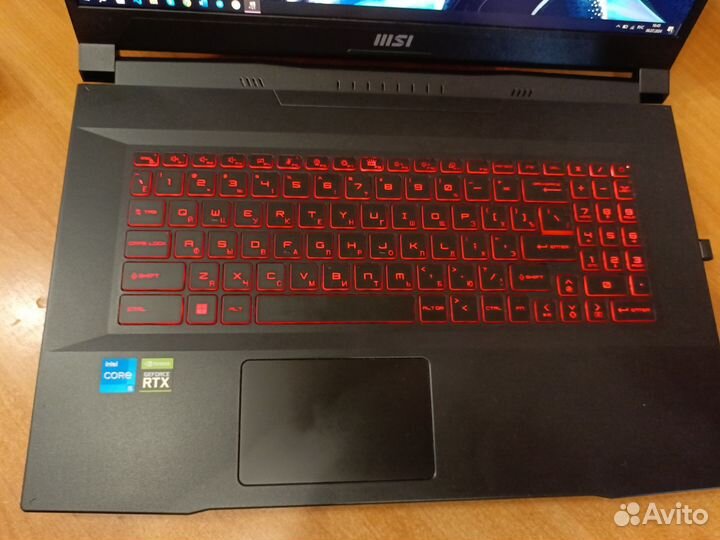 Игровой ноутбук msi katana gf76