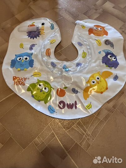 Круг на шею для купания малышей+ шапочка