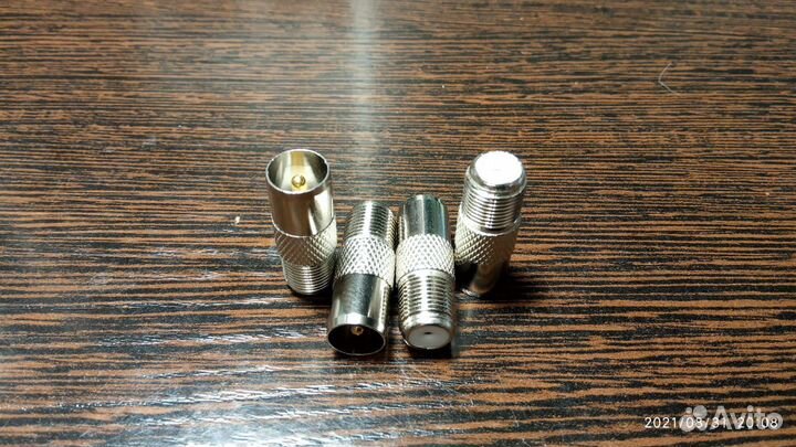 Антенный переходник (гн F - шт TV)