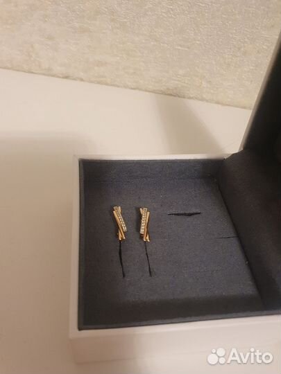 Золотые серьги