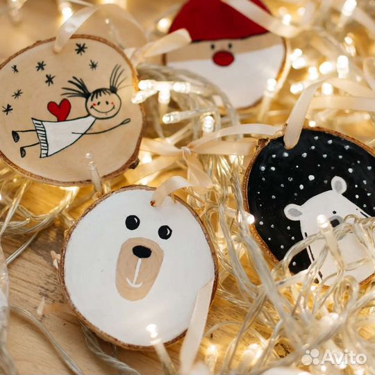 Ёлочные игрушки ручной работы