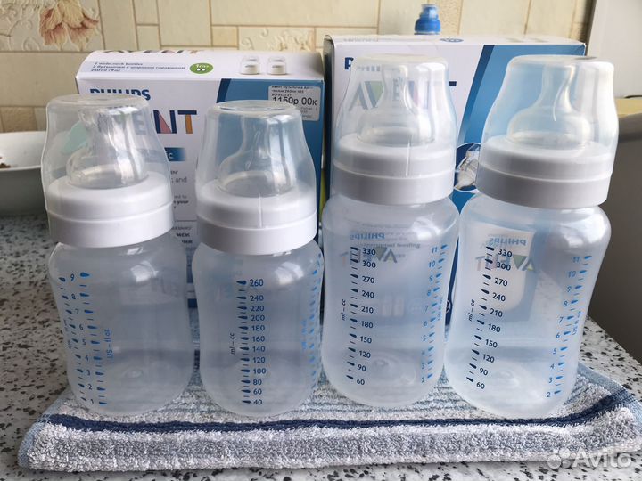 Бутылочки avent новые