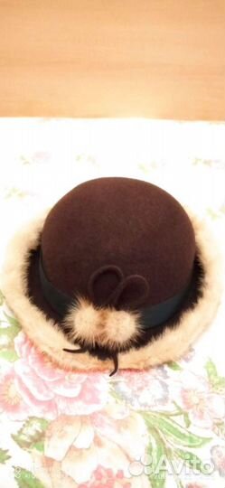 Шляпа фетровая женская