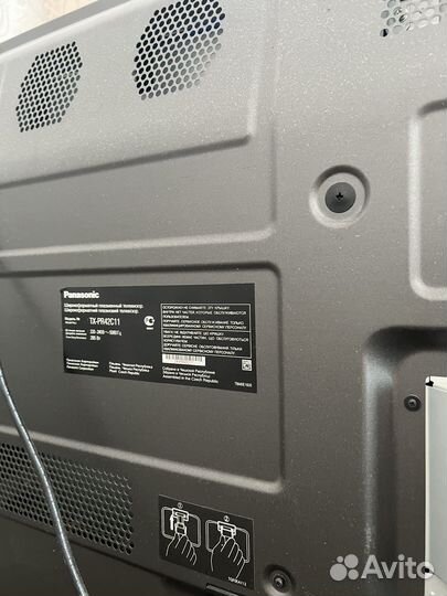 Телевизор panasonic tx-pr42c11 106 диагональ