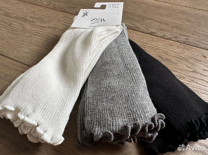 Носки zara 31/33 упаковка 3 шт