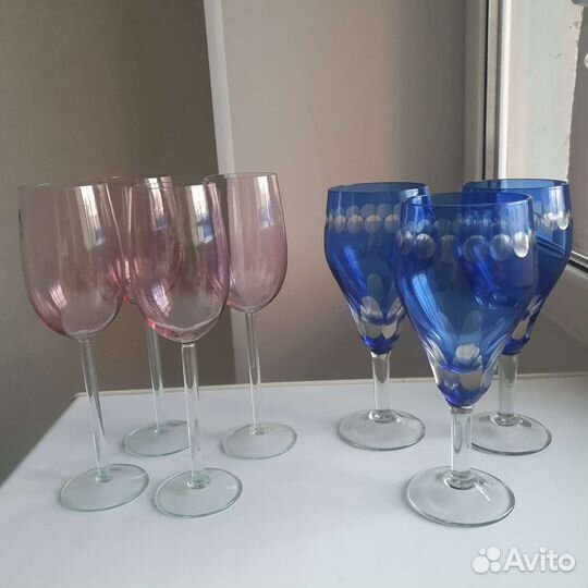 Фужеры (бокалы) хрустальные СССР