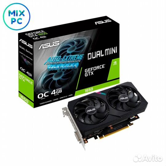 Видеокарта GTX1650 4Gb D6 Asus dual-GTX1650-O4GD6