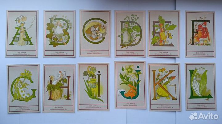 Открытки Оттилии Адельборг (Ottilia Adelborg)