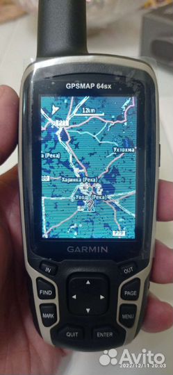 Garmin gpsmap 64sx с картой глубин