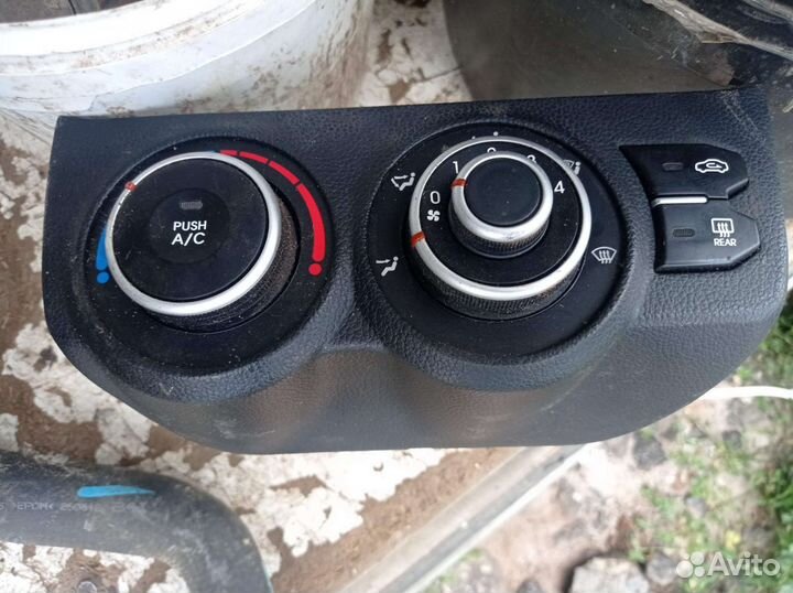 Kia rio 3 solaris блок управления отопителем