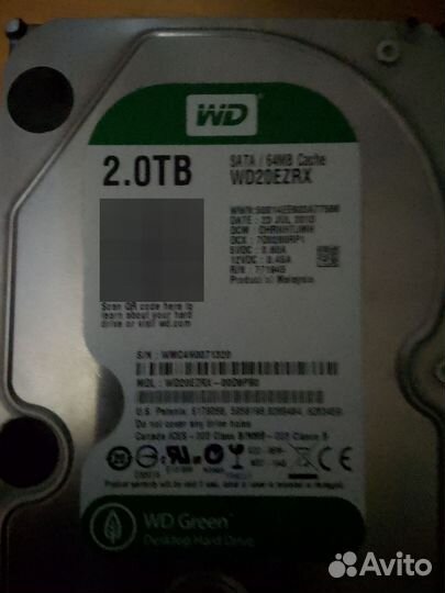 Жесткий диск 2 тб
