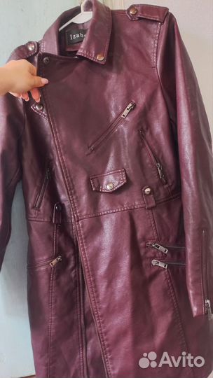 Куртка кожаная женская
