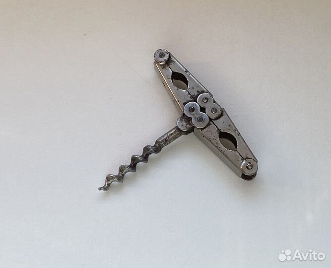 Старинный карманный штопор Hollweg 1891 год