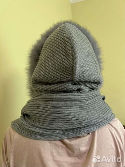 Снуд с натуральным мехом