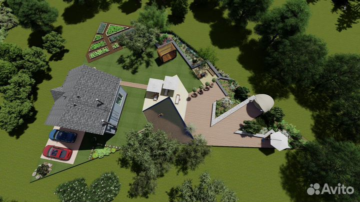 Ландшафтный дизайн,проектирование, озеленение сада