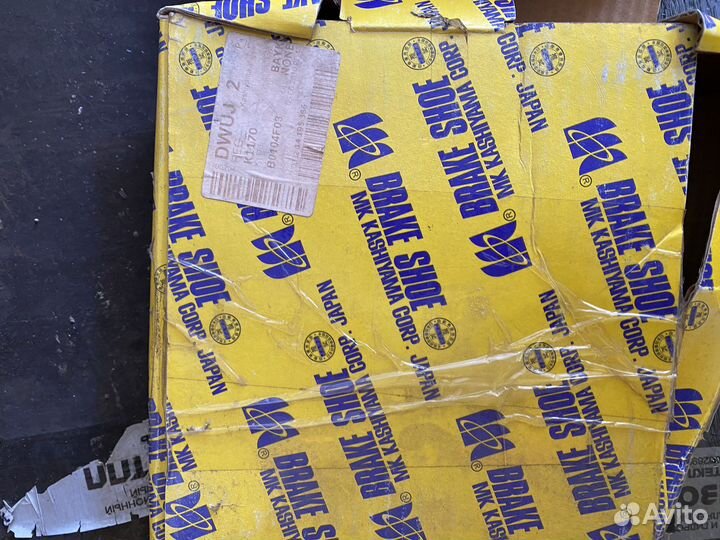 Тормозные колодки задние nissan