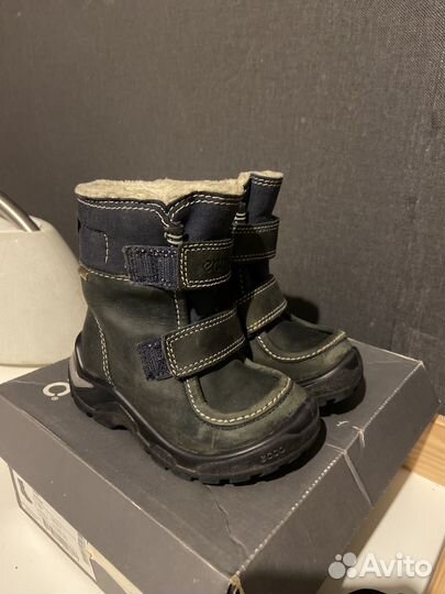 Зимние ботинки ecco 22-23 размер