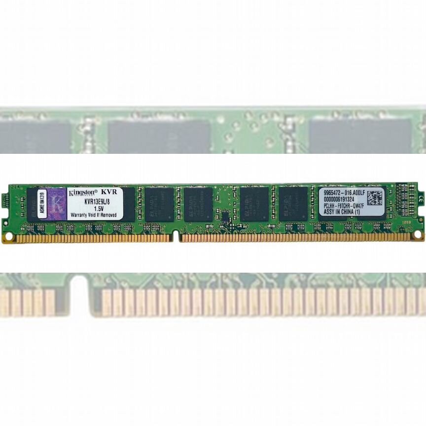 [KVR13E9L/8] Оперативная Память Kingston Ddr3 8gb Kvr13e9l/8