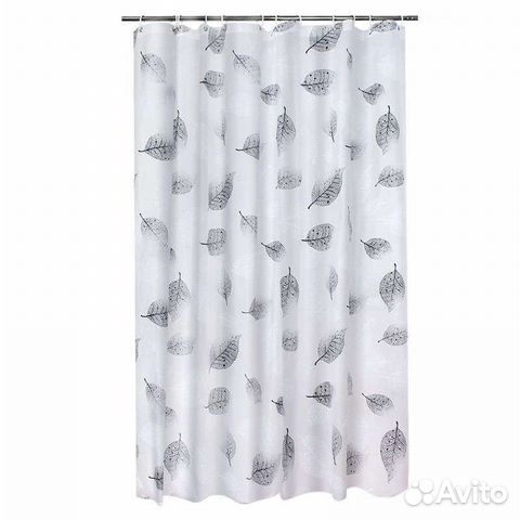 Штора в ванную новая