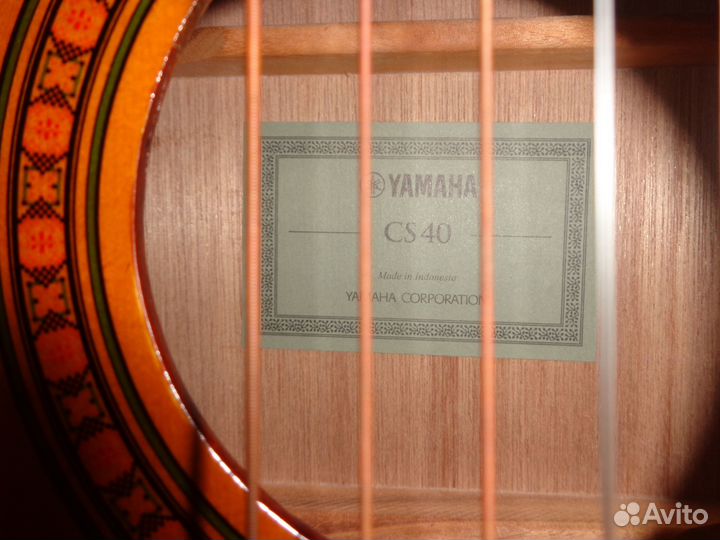 Классическая гитара yamaha cs40 3/4