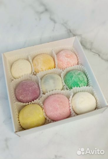 Моти японские пирожные набор подарок на 8 марта