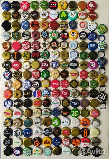 Пробки пиво кроненпробки 160 шт для дизайна оформл