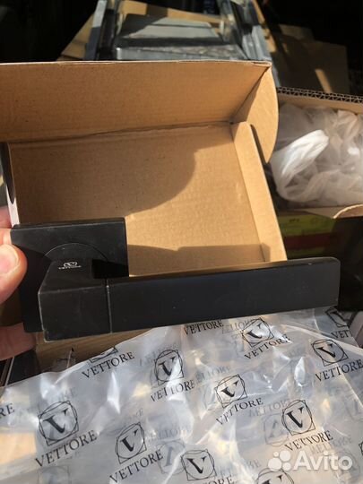 Дверные ручки межкомнатные черные