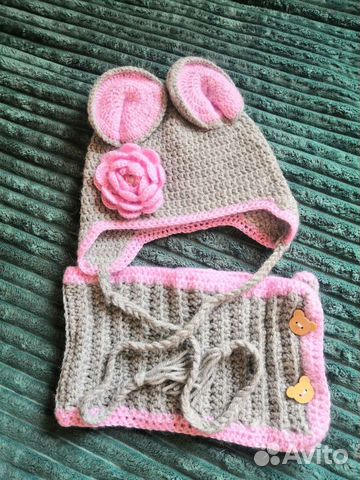 Комплект шапка и шарф