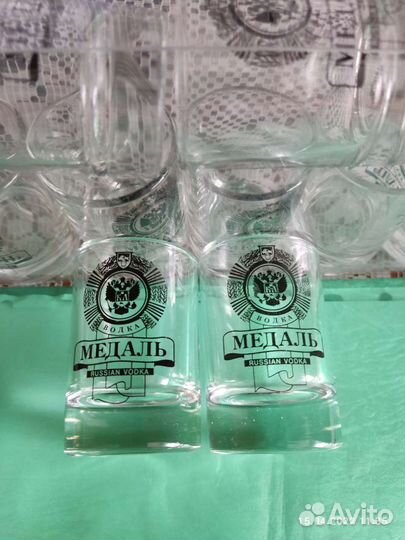 Стопки стеклянные