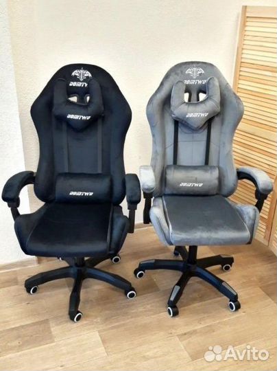 Компьютерное игровое кресло геймерское с массажем