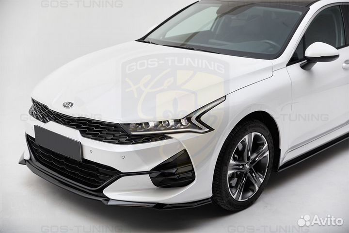 Накладка на передний бампер Киа К5 GT Lile