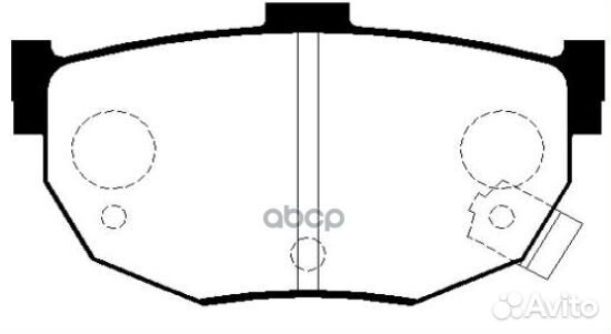 Ckkh-21 Колодки тормозные дисковые зад