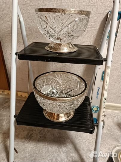 Салатницы хрустальные СССР