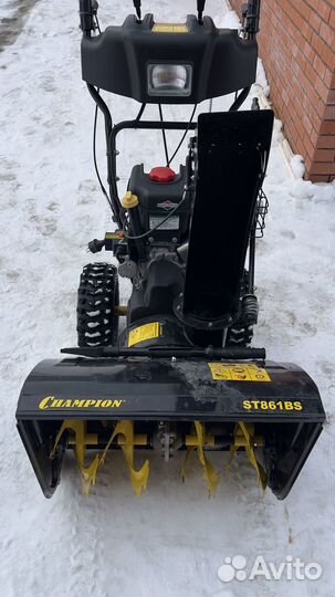 Снегоуборщик champion st861bs