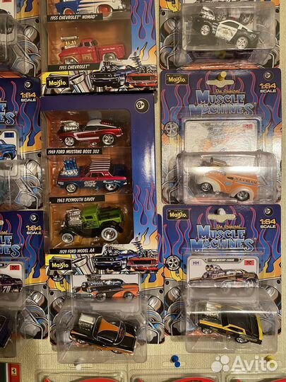 Машинки Maisto серия Muscle Machines 1/64