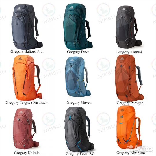 Походные рюкзаки для трекинга Tatonka, Osprey