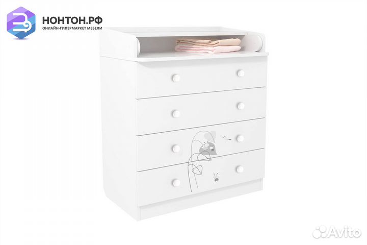 Комод French 1580 amis белый