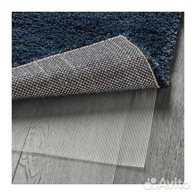 Синий ковер IKEA Odum 170x240 см