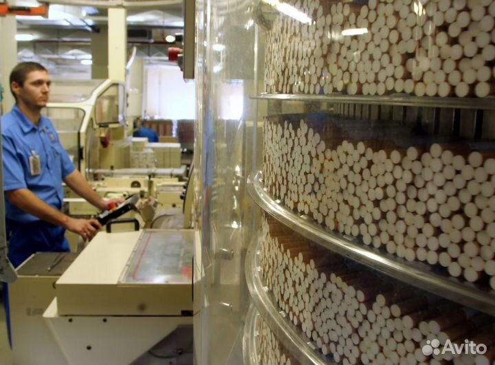 Упаковщик сигарет kent/ winston Вахта 15/35 Москва