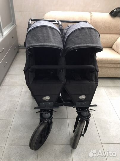 Коляска для двойни прогулочная TFK Twin Trail