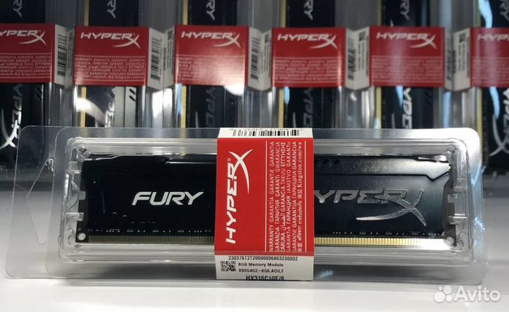 Оперативная память DDR3 8GB 16GB Hyper X Гарантия