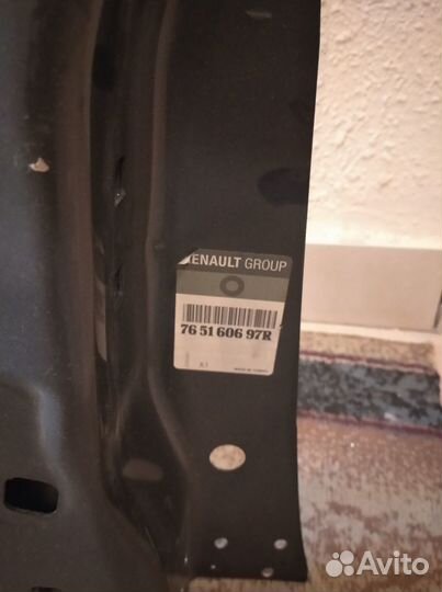 Усилитель стойки средний 765160697R fluence 2012