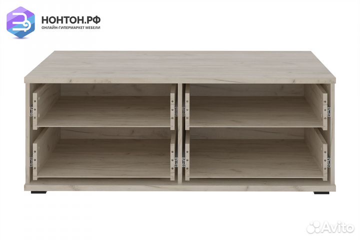 Тв-Тумба с 2-мя ящиками Альянс дуб крафт / белый г
